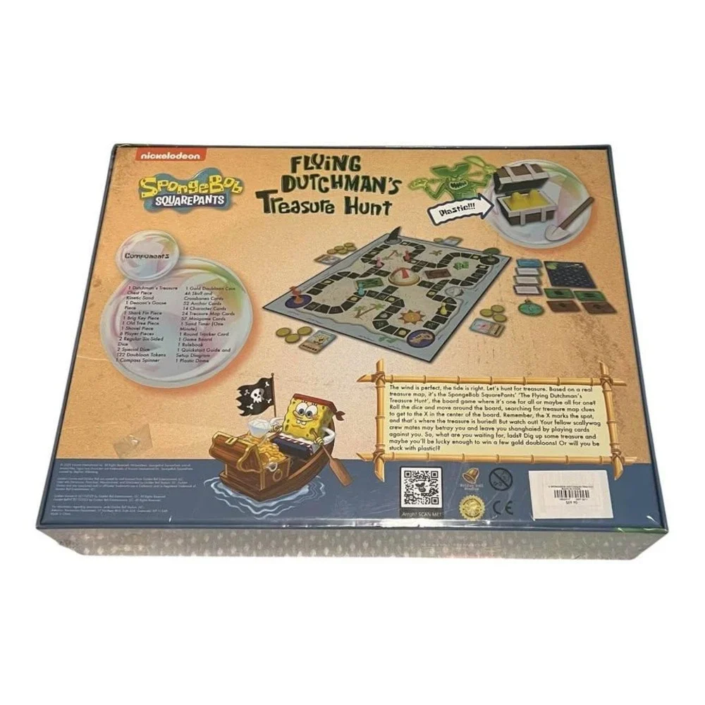 SpongeBob SquarePants Flying Dutchman's Treasure Hunt Game Nickelodeon SEALED